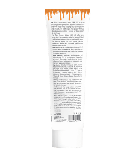 Sunscreen Cream SPF60 100ml