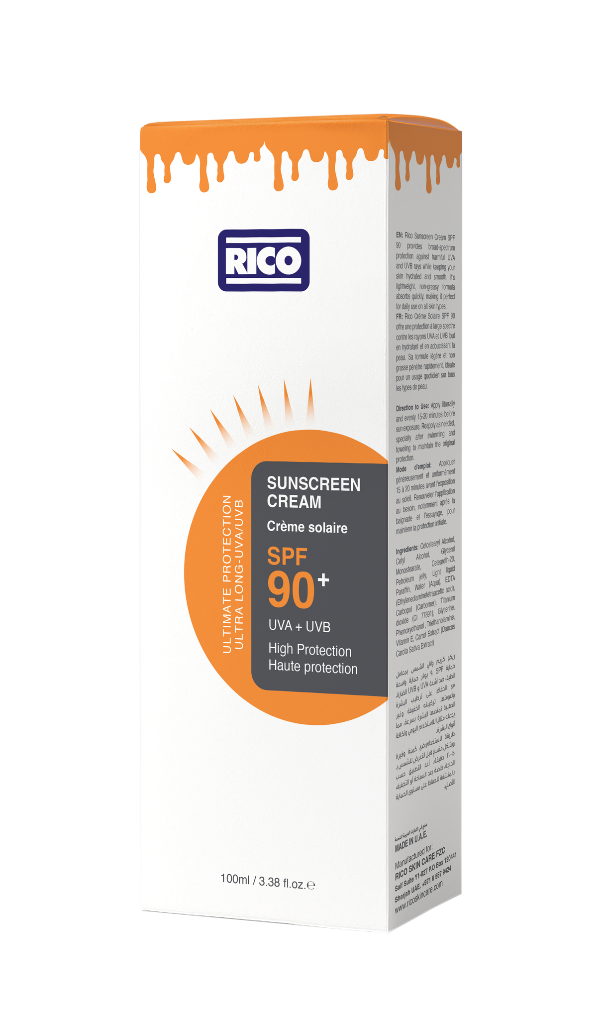 Sunscreen Cream SPF90 100ml