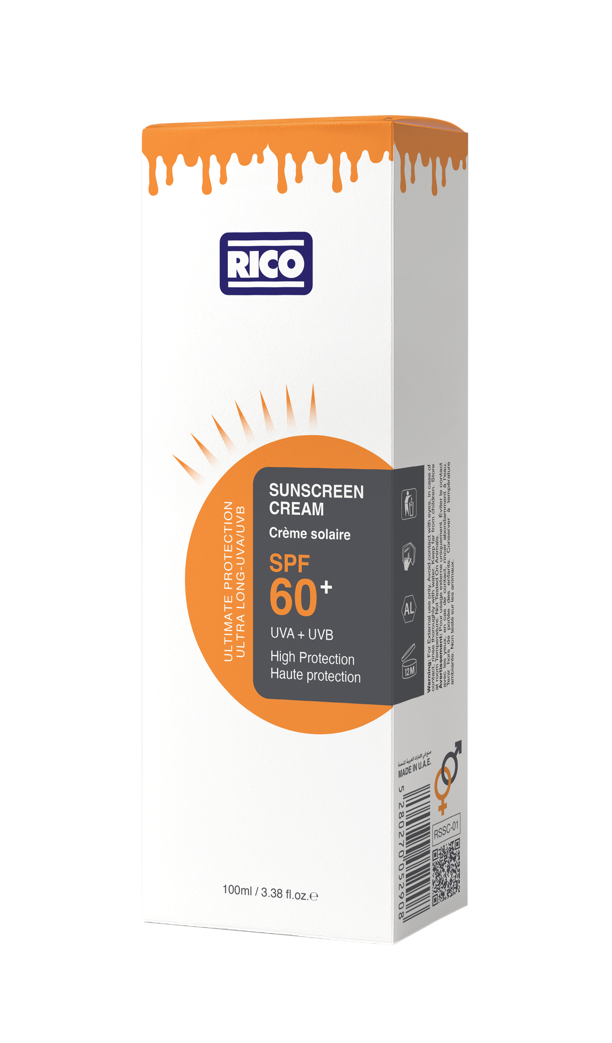 Sunscreen Cream SPF60 100ml