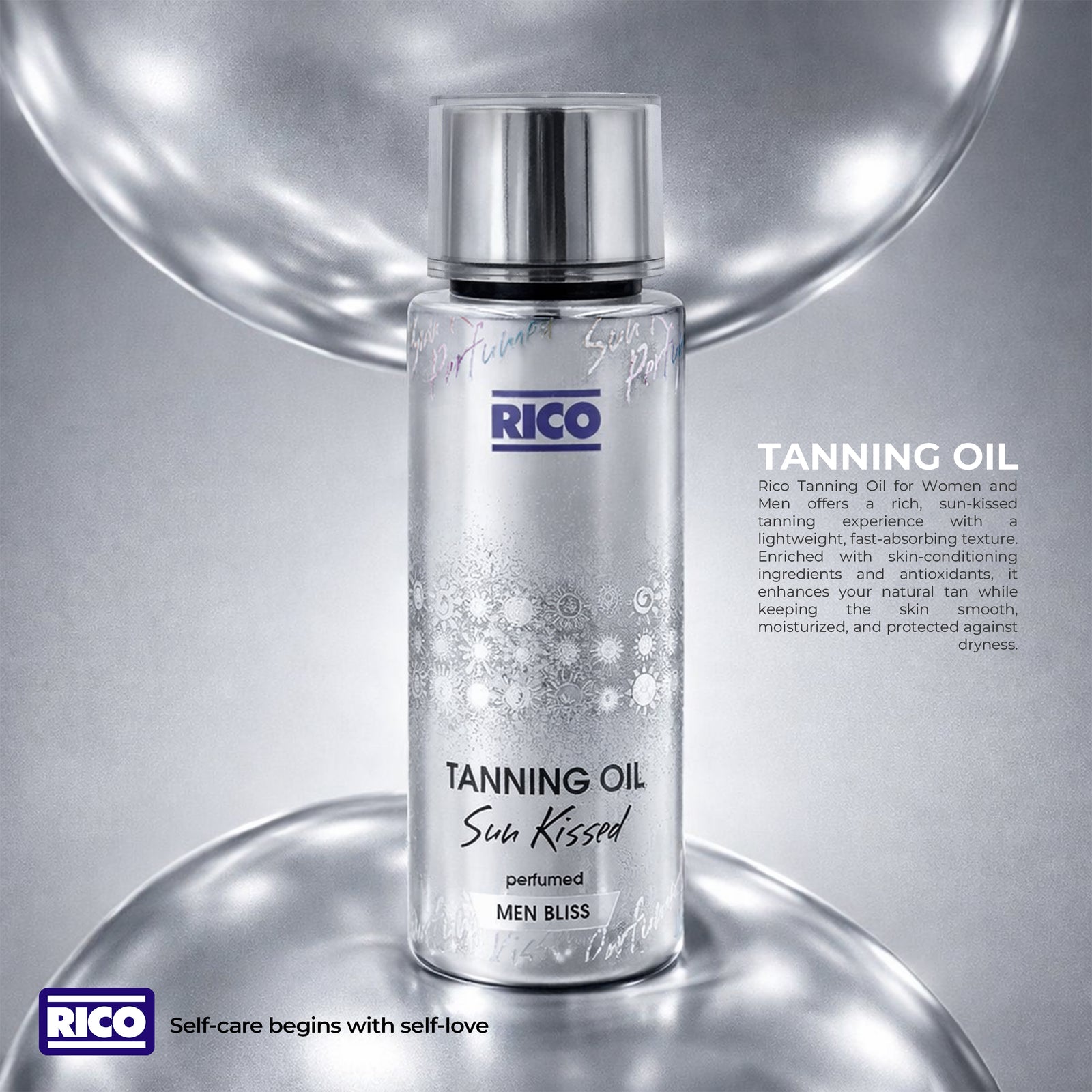 Tanning Oil Perfumed Men 180ml visual