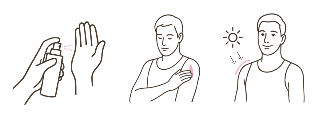 How to use Tanning Oil Perfumed Men 180ml